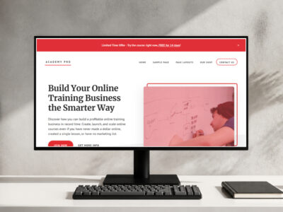 academy pro wordpress theme and responsive website template