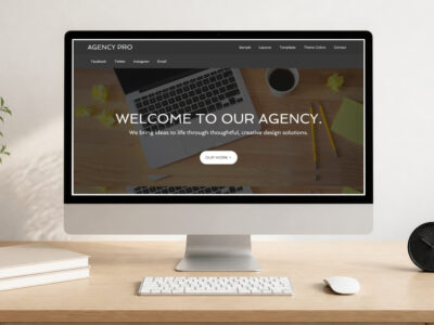 agency pro wordpress theme and responsive website template