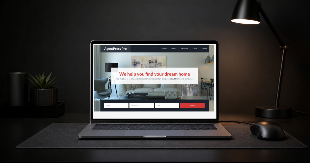 agentpress pro wordpress theme layout and design preview