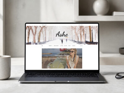 ashe blog wordpress theme and responsive website template