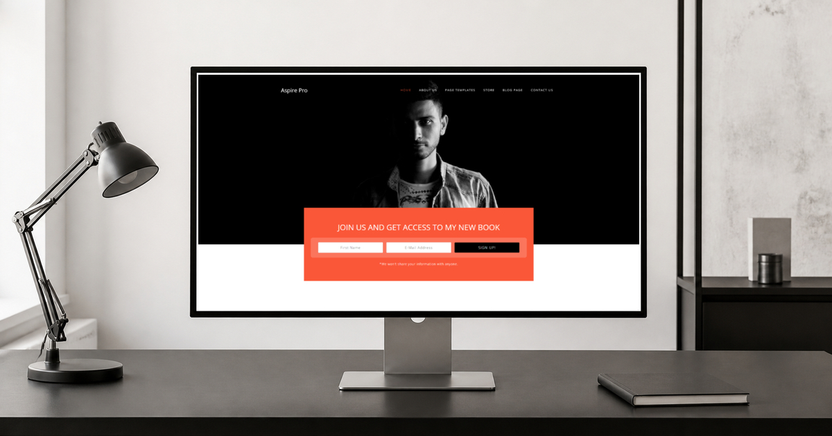 aspire pro wordpress theme layout and design preview