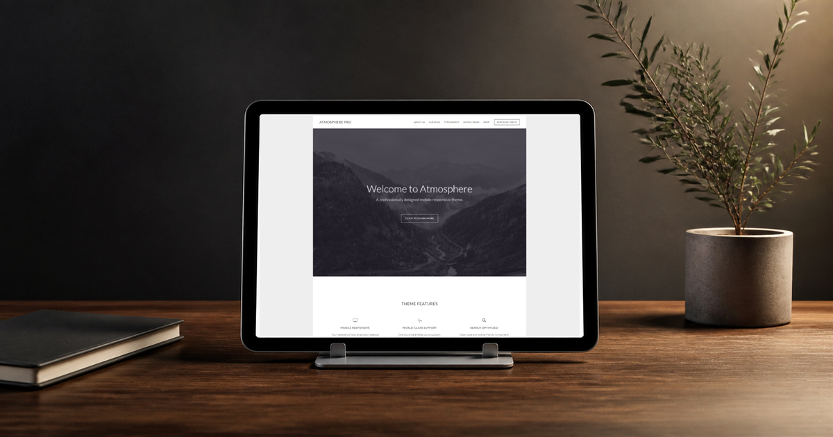atmosphere pro wordpress theme and responsive website template