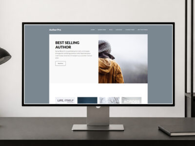 author pro wordpress theme and responsive website template