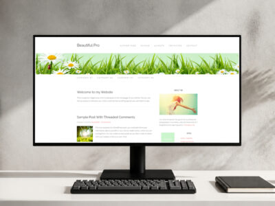 beautiful pro wordpress theme and responsive website template