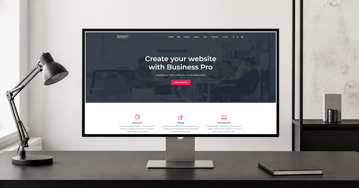 business pro wordpress theme and responsive website template