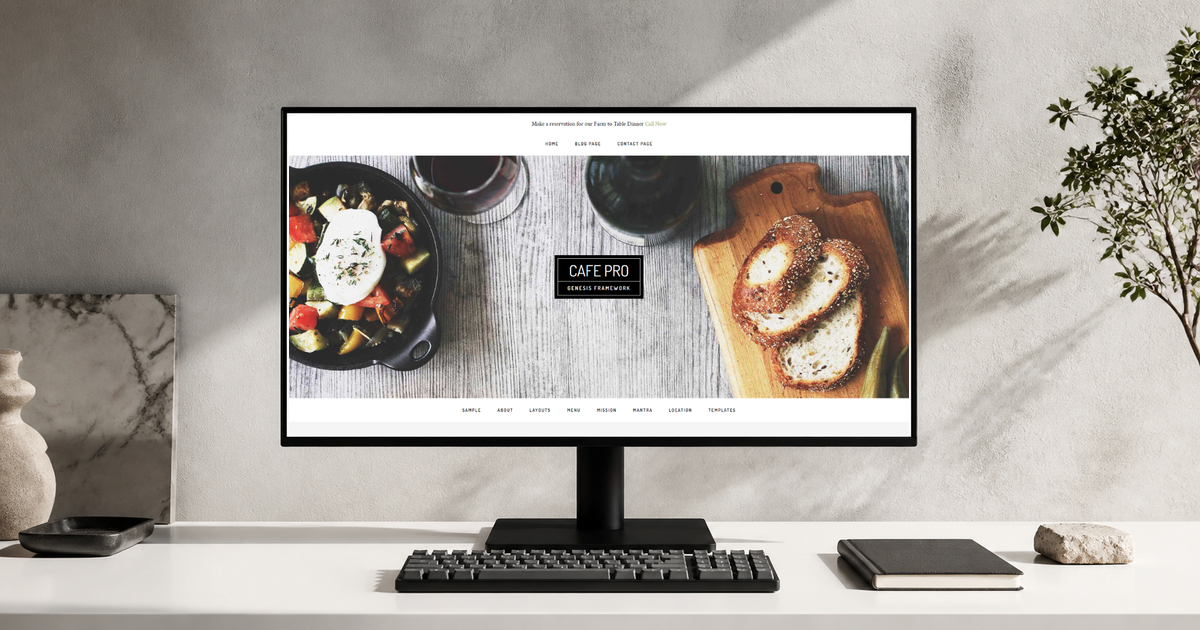 cafe pro wordpress theme and responsive website template