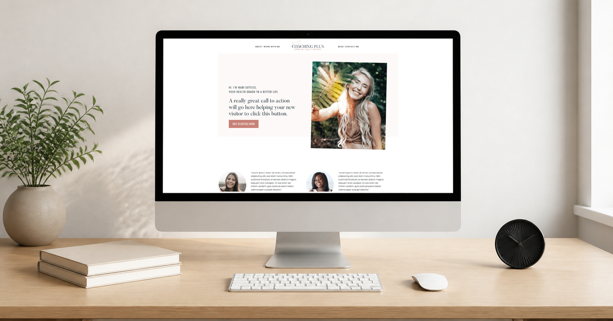 coaching plus wordpress theme and responsive website template