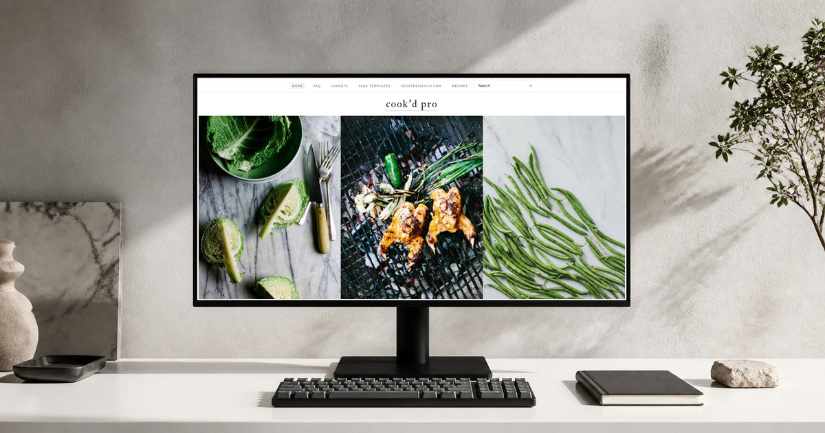 cook’d pro wordpress theme layout and design preview