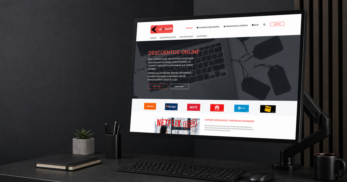 cuponizate coupon website design and online discounts display