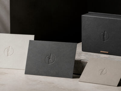 custom logo design and logo studio mockup