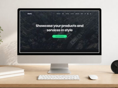 display pro wordpress theme and responsive website template
