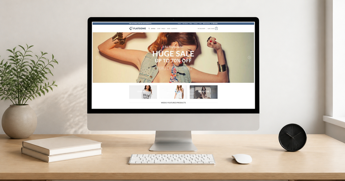 flatsome wordpress theme layout and design preview