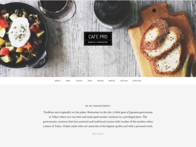 cafe pro genesis framework