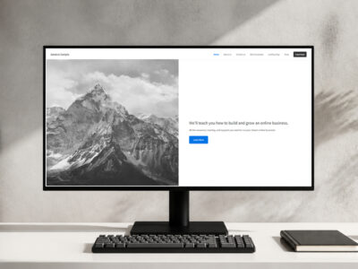 genesis sample wordpress theme and responsive website template