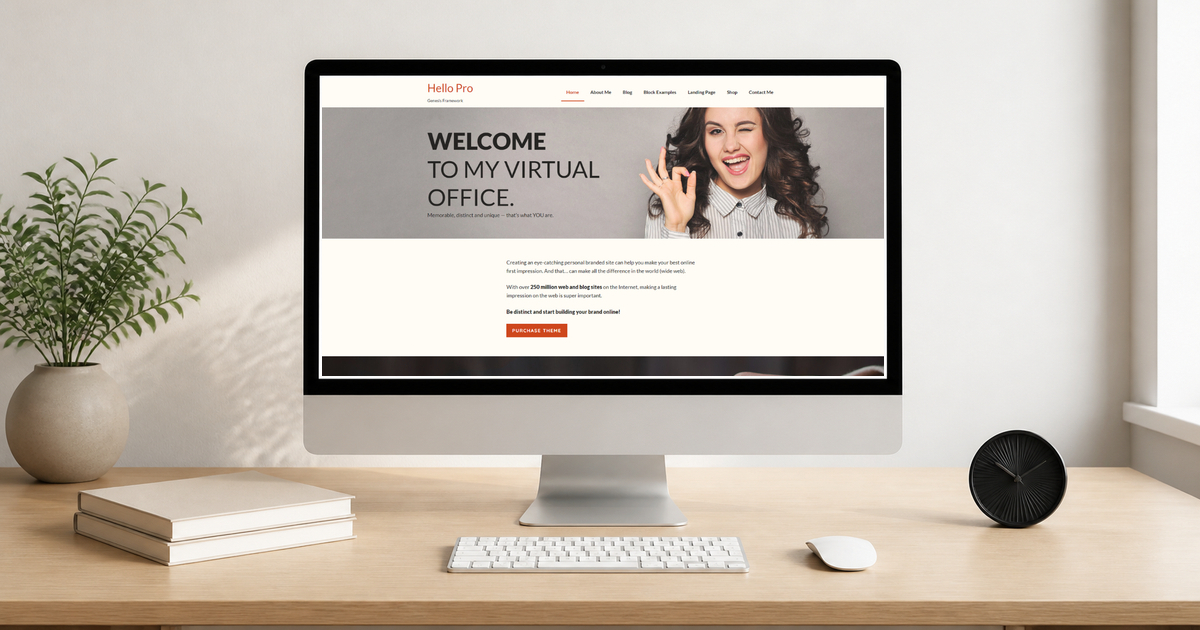 hello pro wordpress theme and responsive website template