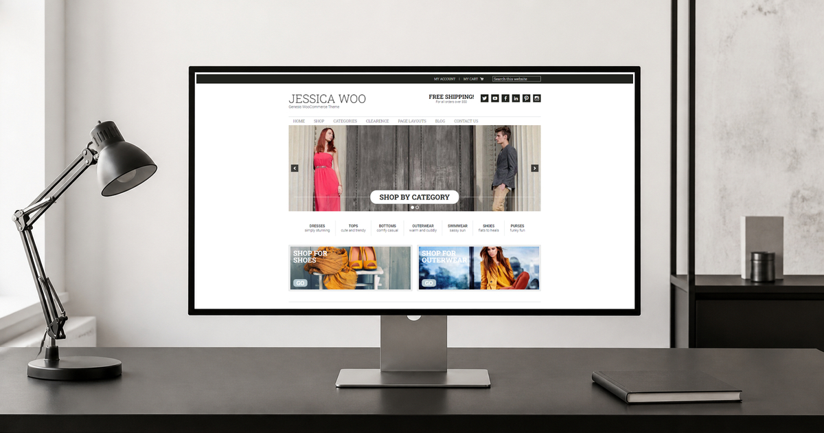 jessica theme wordpress theme and responsive website template