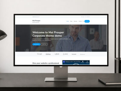 mai prosper wordpress theme and responsive website template