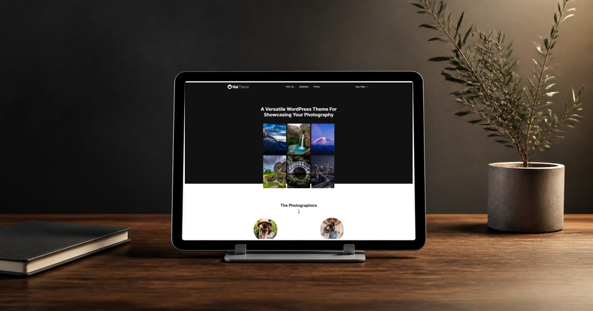 mai pure wordpress theme layout and design preview
