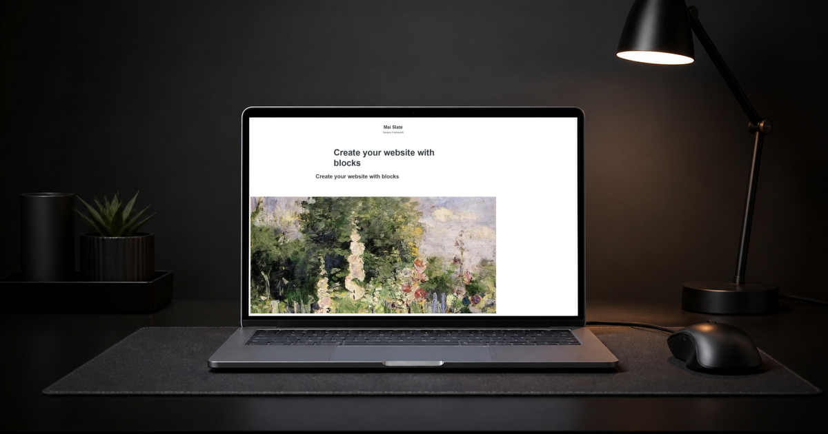 mai slate wordpress theme and responsive website template
