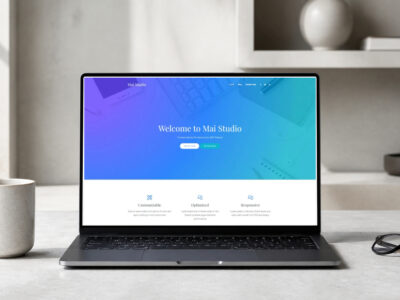 mai studio wordpress theme and responsive website template