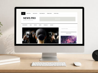 news pro wordpress theme and responsive website template