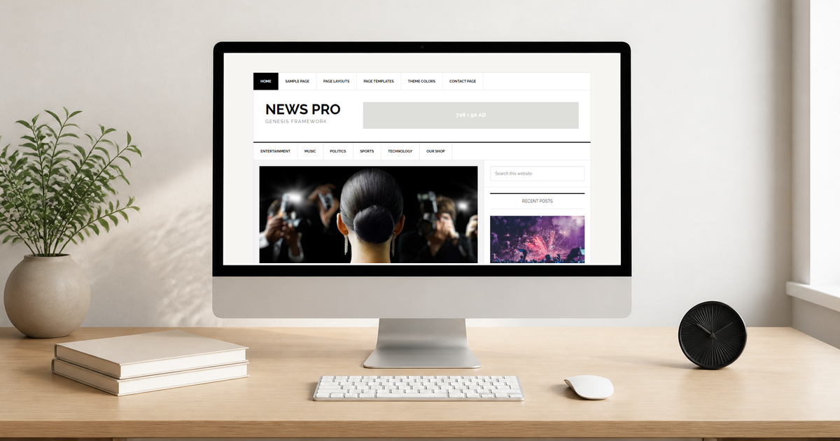 news pro wordpress theme and responsive website template