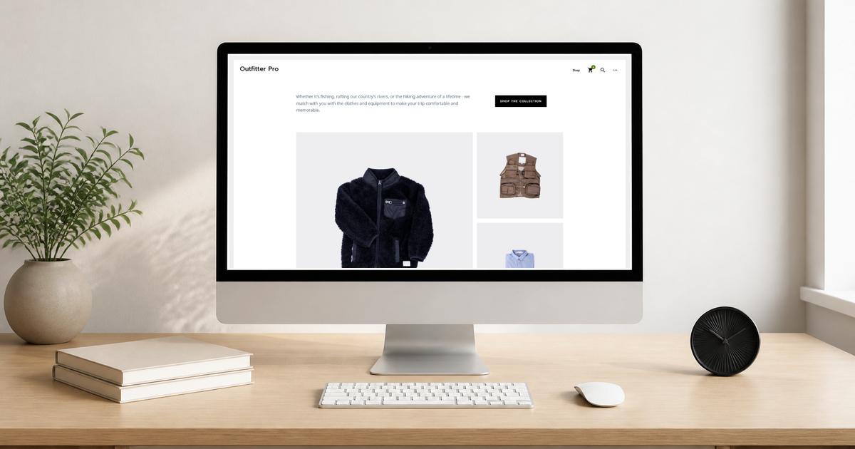 outfitter pro wordpress theme layout and design preview