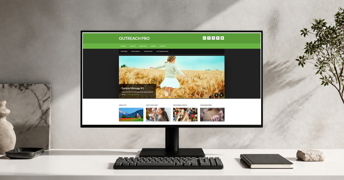 outreach pro wordpress theme and responsive website template