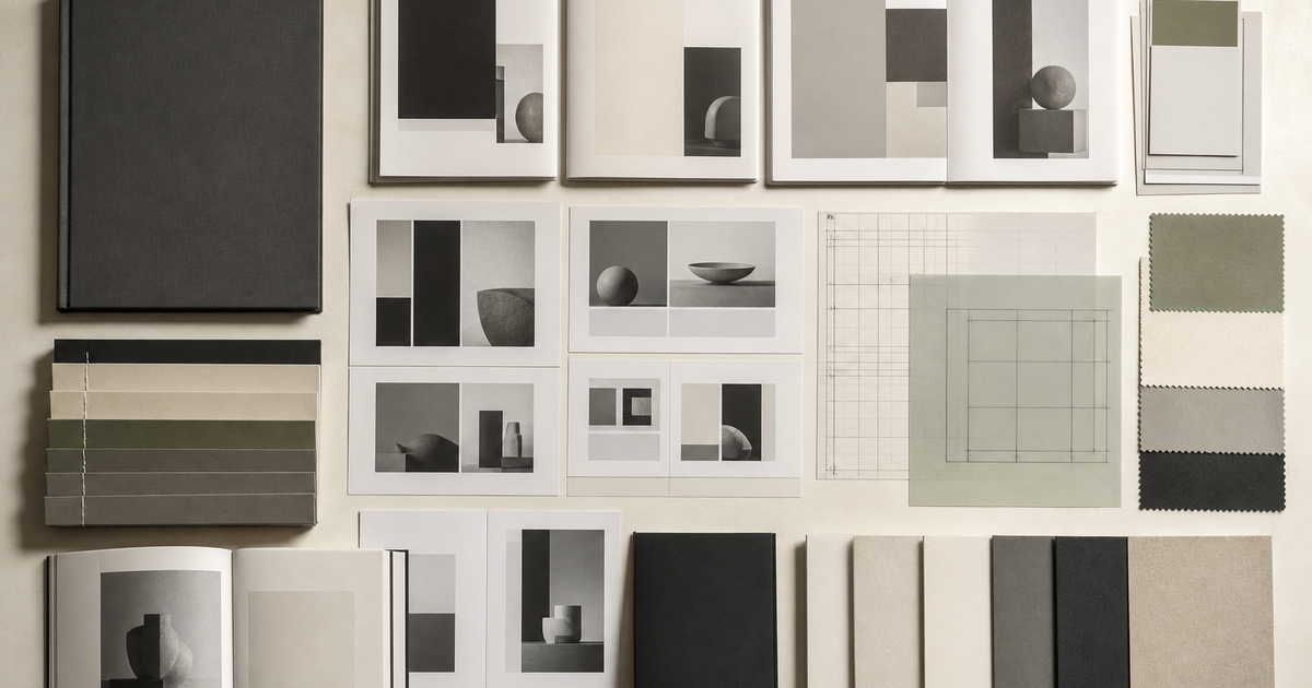 product catalogue design design process mockup
