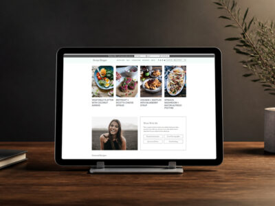 recipe blogger wordpress theme and responsive website template
