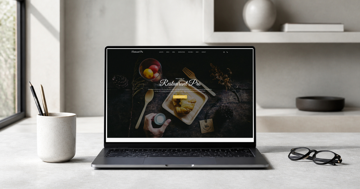 restaurant pro wordpress theme and responsive website template