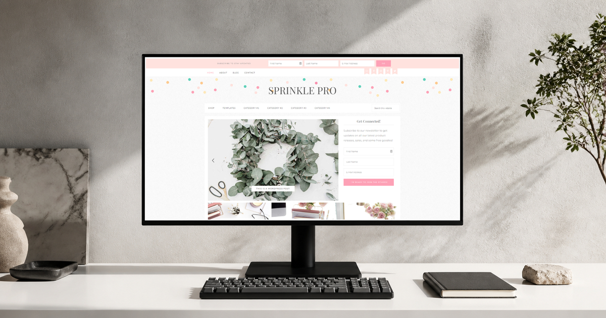 sprinkle pro wordpress theme and responsive website template