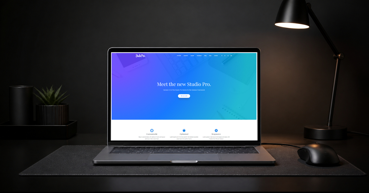 studio pro wordpress theme and responsive website template