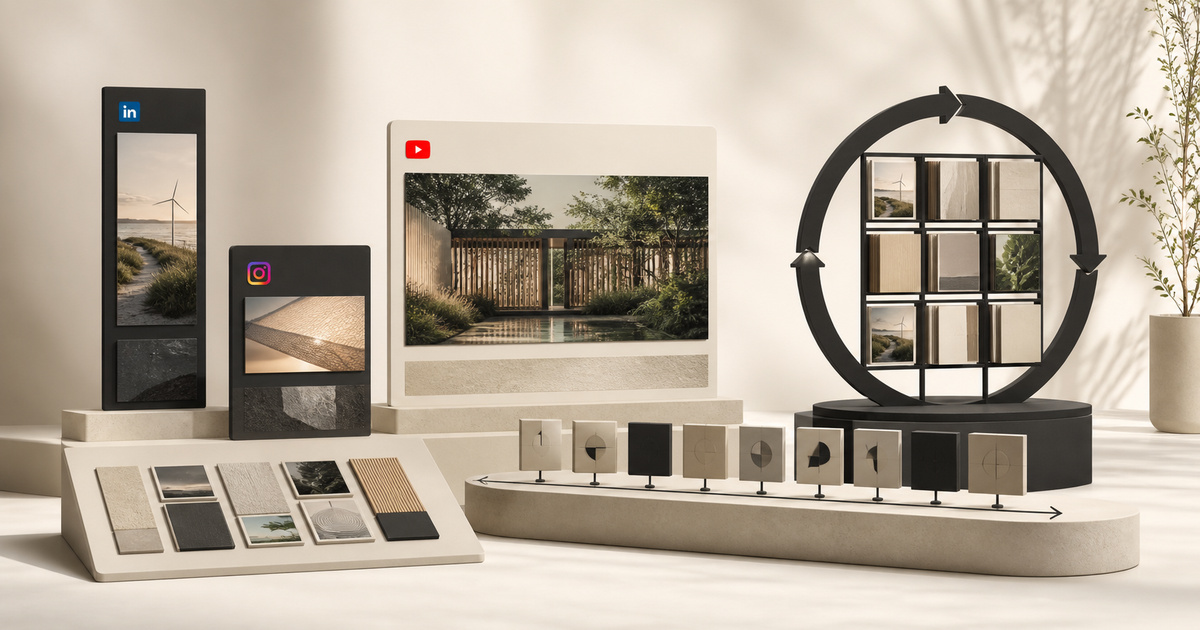 sustainable social media content strategy channel system