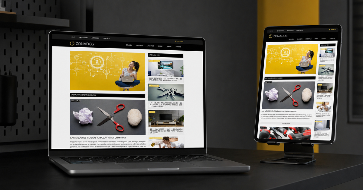 zonados amazon affiliate website design and deals content platform